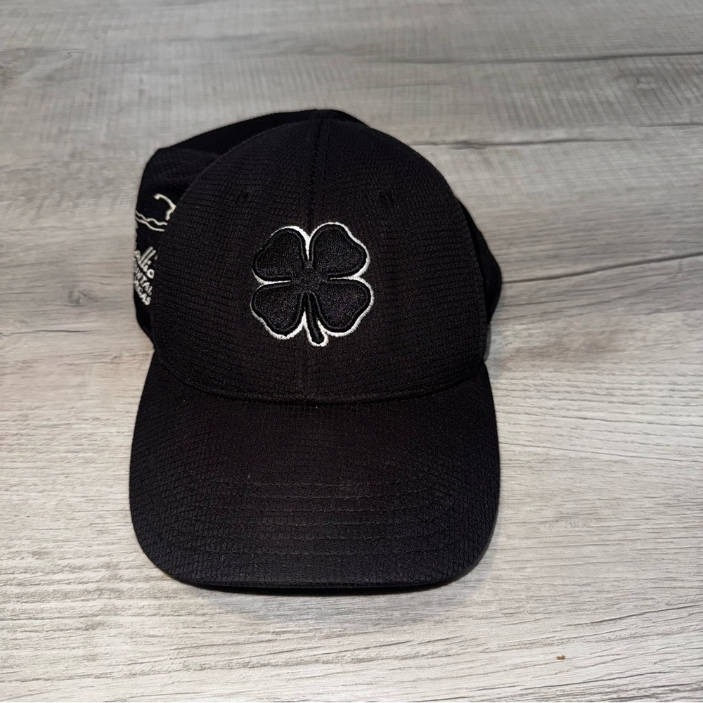 *Black Clover* Live Lucky Fitted Hat Embroidered Cap BLACK - Shamrock L/XL